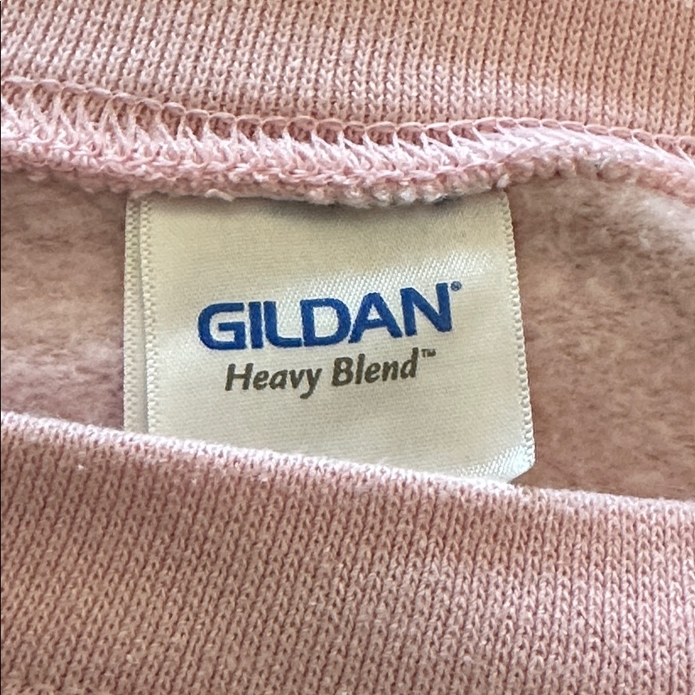 Women’s Gildan Pink Ariana Grande Dangerous Woman Tour Crewneck Sweatshirt - Picture 6 of 7